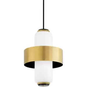 Image of Hudson Valley Lighting - Melrose 4 Light Pendant Vintage Brass