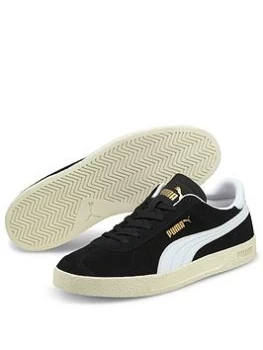 Image of Puma Club - Black/White, Size 7, Men