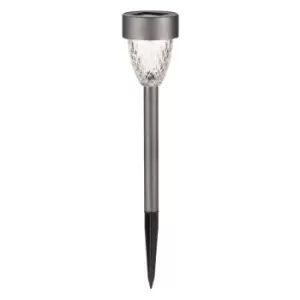 Image of Smart Solar 4pk Cygnus Stake Light Warm White - Grey