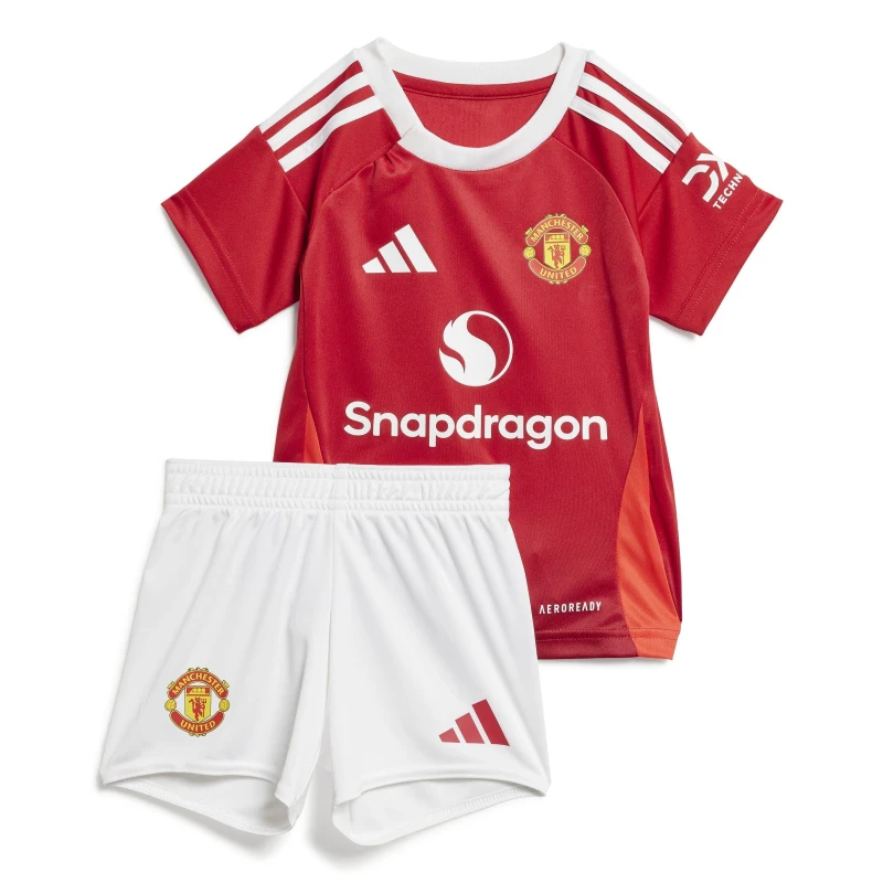 Image of adidas Manchester United Home Babykit 2024 2025 - Red Red 9 - 12 Months