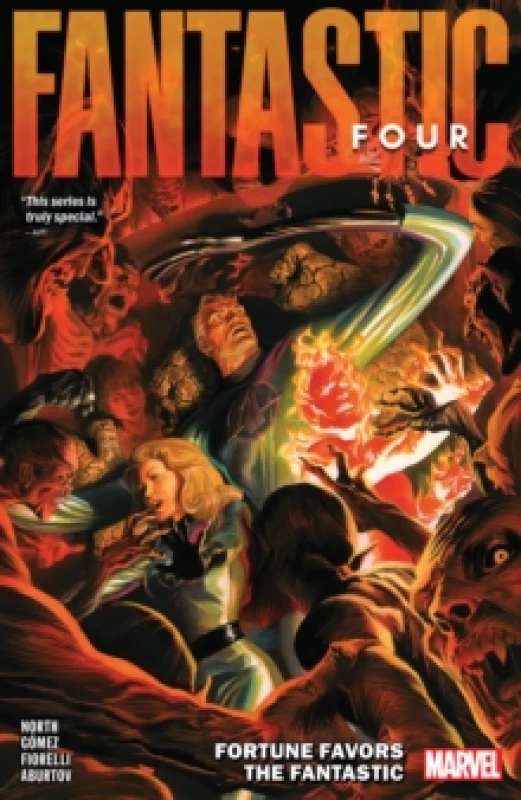 Image of FANTASTIC FOUR BY RYAN NORTH VOL. 4: FORTUNE FAVORS THE FANTASTIC Paperback / softback