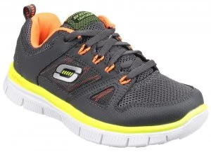 Image of Skechers Flex Advantage Kids Trainers Grey