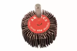 Image of Abracs Flap Wheels 40mm x 20mm x P80 Pack 5 Connect 32181