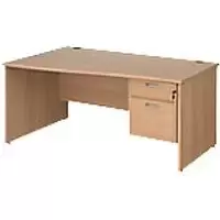 Image of Dams International Wave Desk MP16WLP2B 1,600 x 725 x 800 - 990 mm