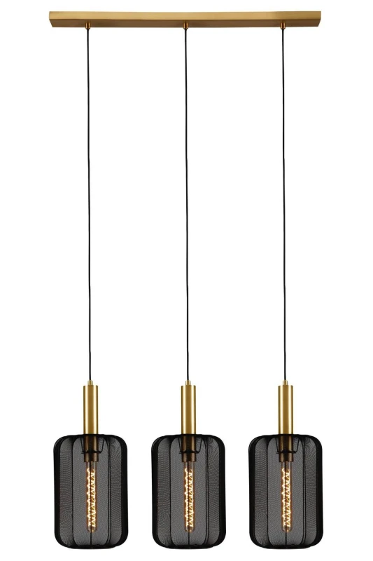 Image of Netlighting Lucide CORINA Pendant light 3xE27 Black Unisex