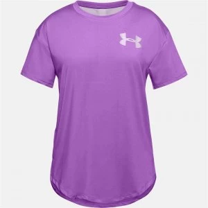 Image of Urban Armor Gear HeatGear Short Sleeve T Shirt Junior Girls - Purple