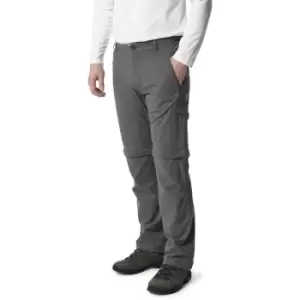 Image of Craghoppers Mens Nosi Life Pro Convertible Zip Off Trousers 30L - Waist 30' (76cm), Inside Leg 33'