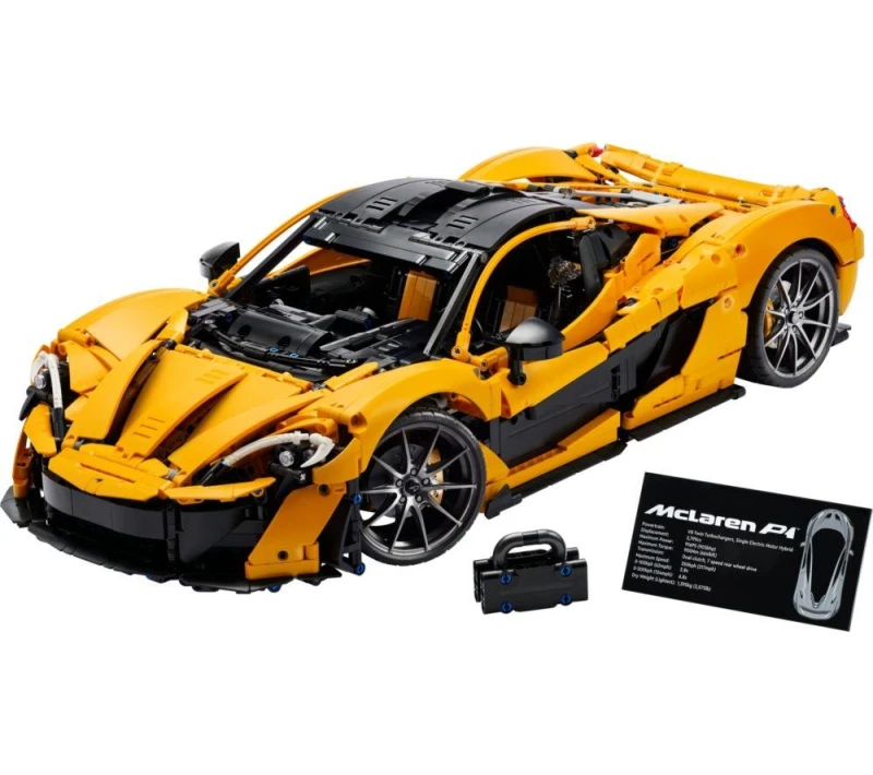 Image of LEGO Technic McLaren P1 Model Car Set for Adults 42172 Toys - Lego