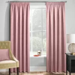 Image of Matrix Pair of 229 x 183 Blackout Curtains, Blush