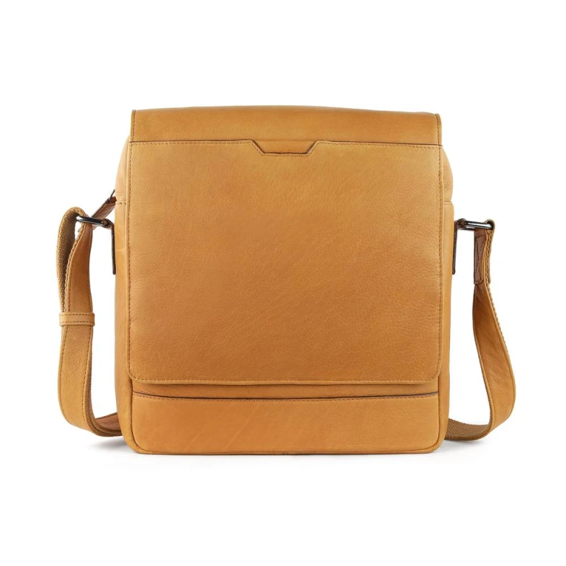 Image of PRIMEHIDE Leather Cross Body Bag in Tan Tan Unisex One Size