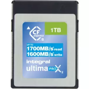 Image of Integral 1TB UltimaPro X2 CFExpress Professional Memory Card Type B 2.0