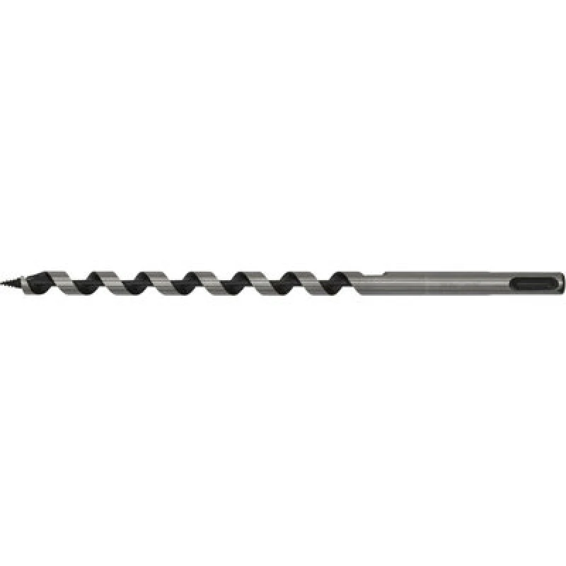 Image of Loops 10 x 235mm SDS Plus Auger Wood Drill Bit - Fully Hardened - Smooth Drilling Multi