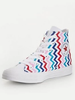 Image of Converse Chuck Taylor All Star Voltage Hi-Tops - White/Multi