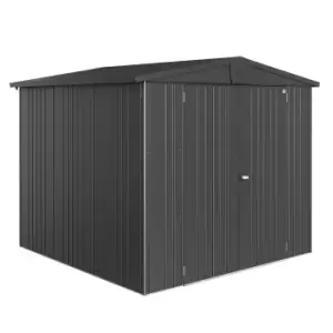 Image of Biohort Europa Size 4 Metal Shed 8' x 7' 6'' - Dark Grey