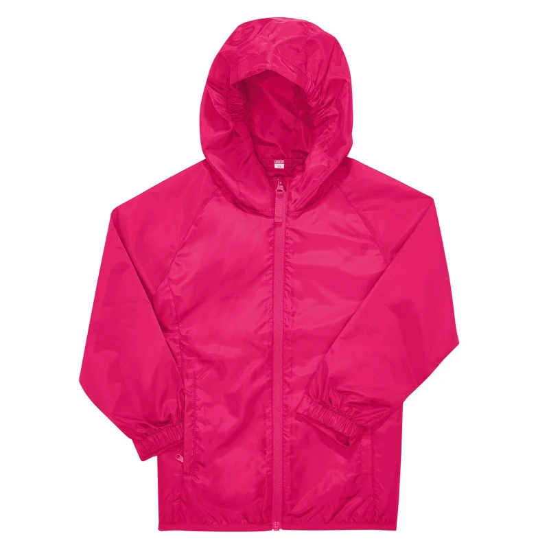Image of B&C Reset Windbreaker in Pink Size: 12-13 Years Pink Unisex 12-13 Years