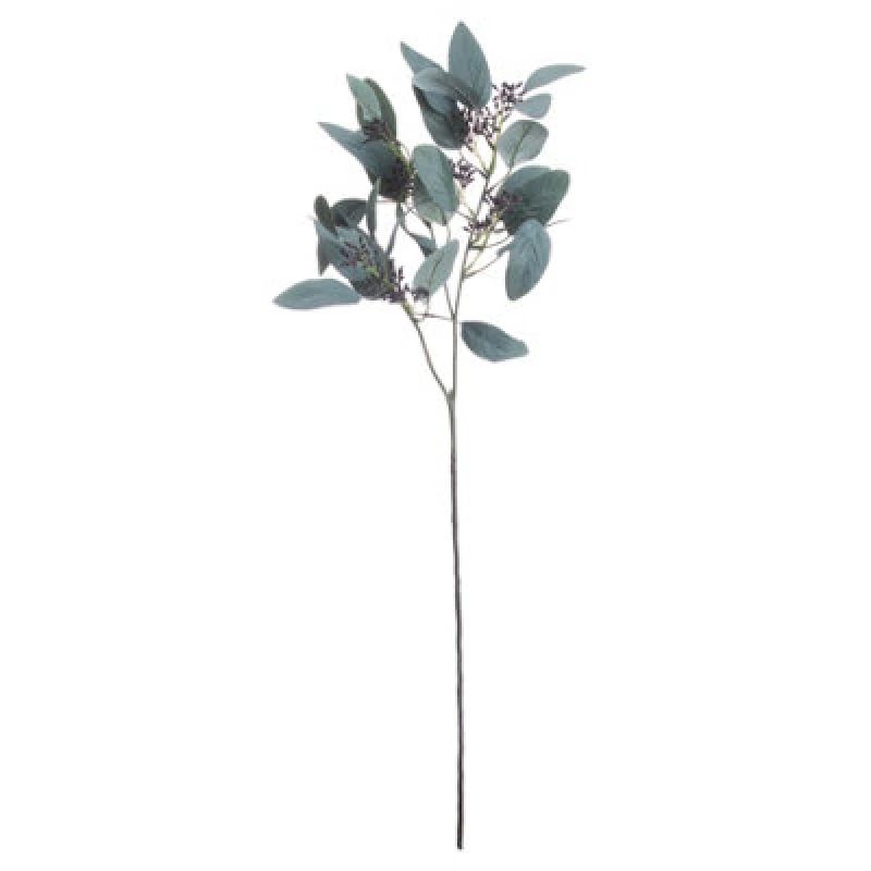 Image of Love Lace Seeded Eucalyptus Stem Artificial Flower Green