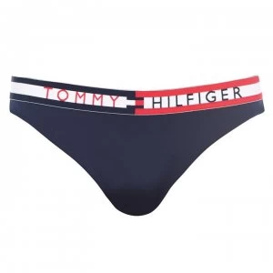 Image of Tommy Bodywear Band Bikini Briefs - 416 NAVY BLAZER