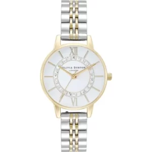 Image of Ladies Olivia Burton Clear Crystals Watch