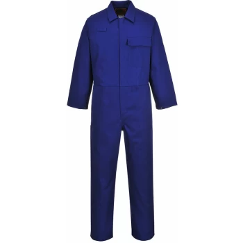 Image of Portwest - C030 - Royal Sz M Regular CE Safe-Welder Coverall Boiler Suit Overall