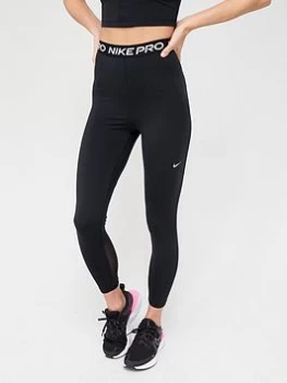 Image of Nike Pro Training 365 Hi Rise Leggings - Black, Size S, Women