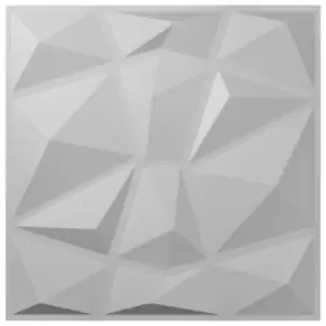 Image of 13 Pack 3D Wall Panels Silver Color Wall Design Decor
