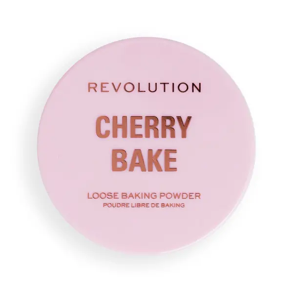 Image of Makeup Revolution Cherry Bake Loose Powder & Puff