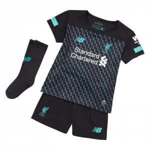 Image of New Balance Liverpool Third Mini Kit 2019 2020 - Black/Turq