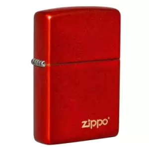 Image of Zippo 49475 Anodized Red Lasered Windproof Lighter