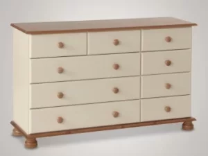 Image of Furniture To Go Copenhagen Cream and Pine 234 Chest of Drawers Flat Packed