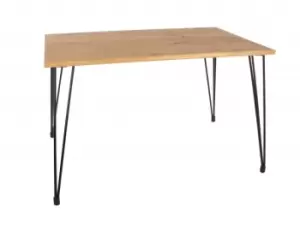 Image of Core Augusta 118cm Rectangular Dining Table Flat Packed