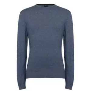 Image of Boss Fabello-D Slim Fit Jumper - Blue