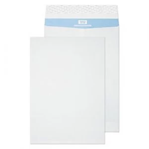 Image of PREMIUM Tear Resistant Gusset Envelopes Peel & Seal 450 x 324 x 25mm Plain 125 gsm White Pack of 50