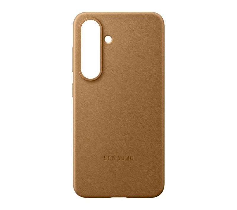 Image of Samsung Kindsuit Vegan Galaxy S25 Leather Case - Brown, Brown 8806095850658