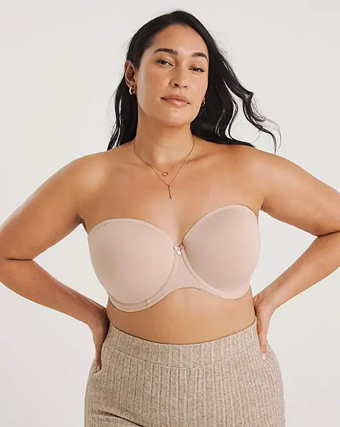 Image of Elomi Smooth Strapless Sahara Bra Sahara Female 34H GK76523
