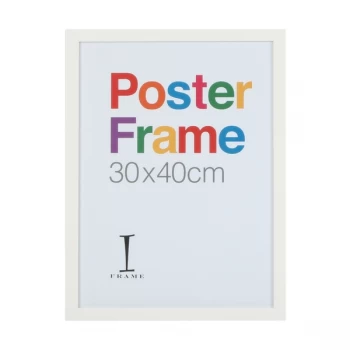 Image of iFrame Perspex White Poster Frame 30 x 40cm