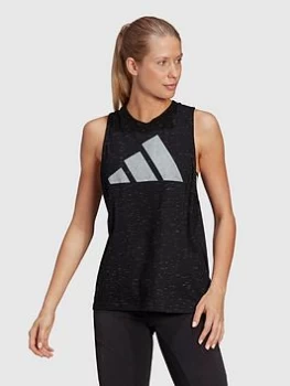Image of adidas Winners 2.0 Tank - Black, Size 2Xs, Women