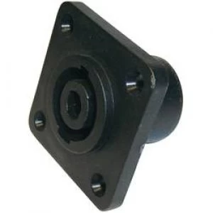 Image of Audio jack Sleeve socket straight pins Number of pins 4 Black Cliff FM1275