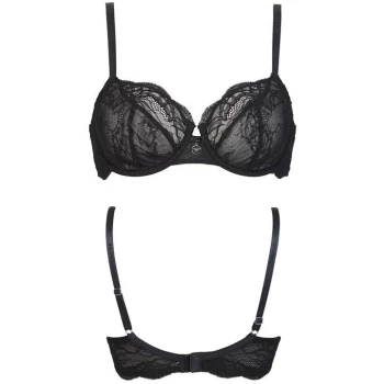 Image of Emporio Armani Virtual Underwired Bra Black Size L Women