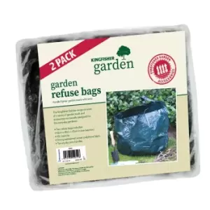Image of Kingfisher 2 Pack Garden Refuse Bags