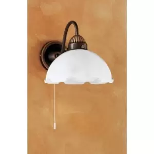 Image of Vintage wall light NONNA antique brass 1 bulb