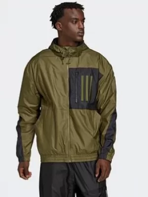 Image of adidas Sportswear W.n.d. Primeblue Jacket, Green, Size S, Men