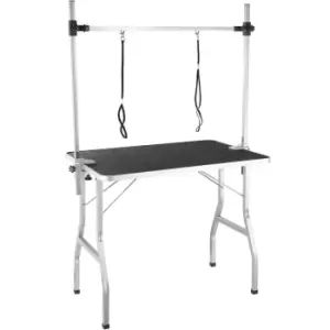 Image of Tectake Dog Grooming Table with Two Slings
