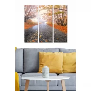 Image of MDF86516362 Multicolor Decorative MDF Painting (3 Pieces)