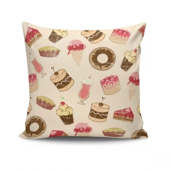 Image of NKRLNT-028 - No Filling Multicolor Cushion Cover