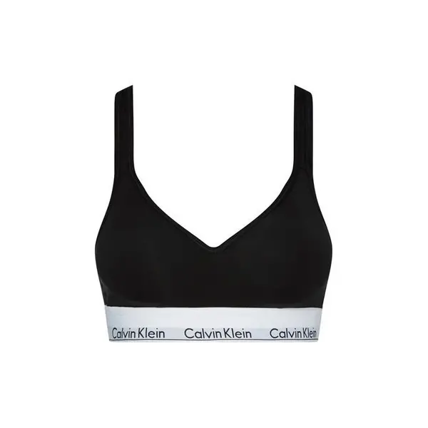 Image of Calvin Klein cotton bralette lightly lined - Black 8
