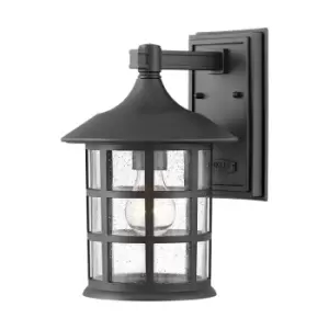 Image of Hinkley Freeport Outdoor Wall Lantern Textured Black, IP44