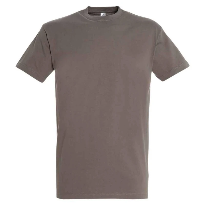 Image of SOL'S Mens Imperial Heavy T-Shirt in Mid Grey Size: 3XL Mid Grey Male 3XL
