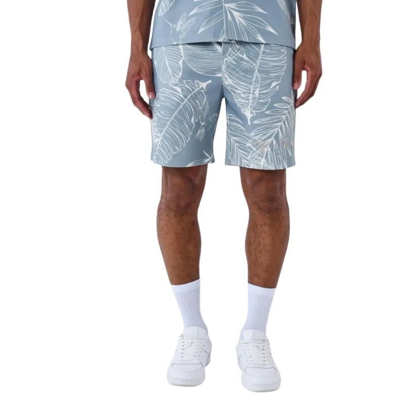 Image of Project X Paris Printed shorts Project X Paris Luxuriant Bleu Male S