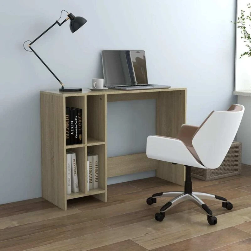 Image of VIDAXL Notebook Desk Sonoma Oak 102.5x35x75cm Engineered Wood Vidaxl 8720286606841