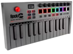 Image of RockJam 25 Key USB & BT Wireless Midi Keyboard Controller